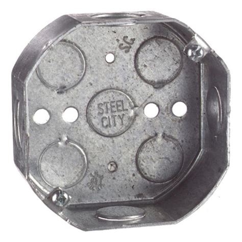 3 octagon junction box|old work shallow octagon box.